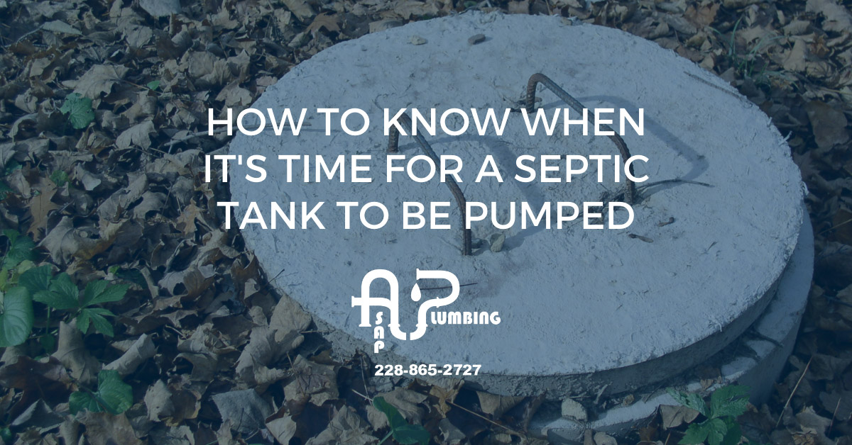 How to Know When it's Time For a Septic Tank to be Pumped
