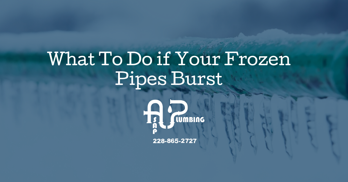 What to Do if Your Frozen Pipes Burst