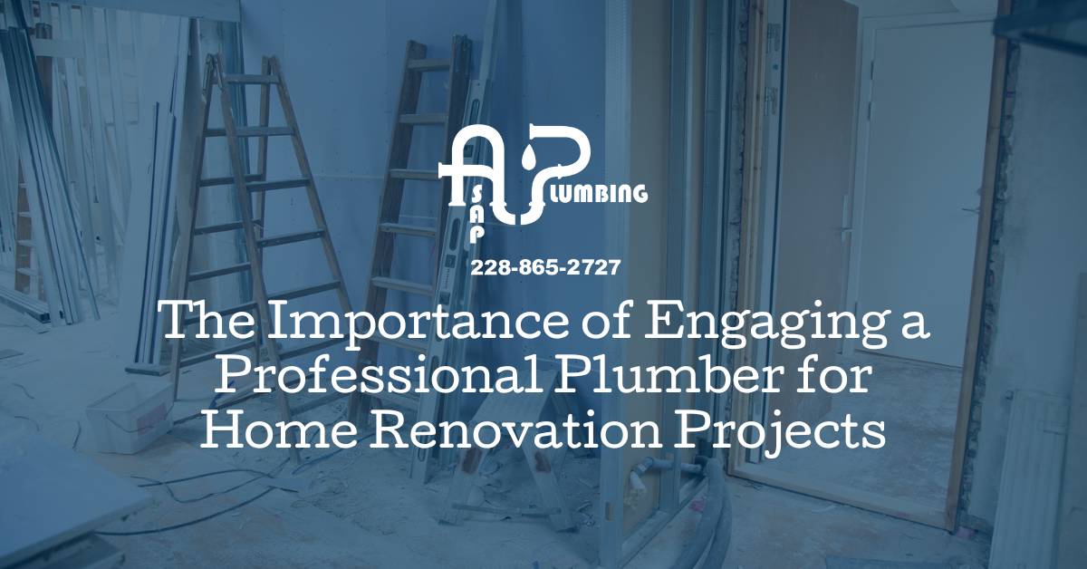 The Importance of Engaging a Professional Plumber for Home Renovation Projects