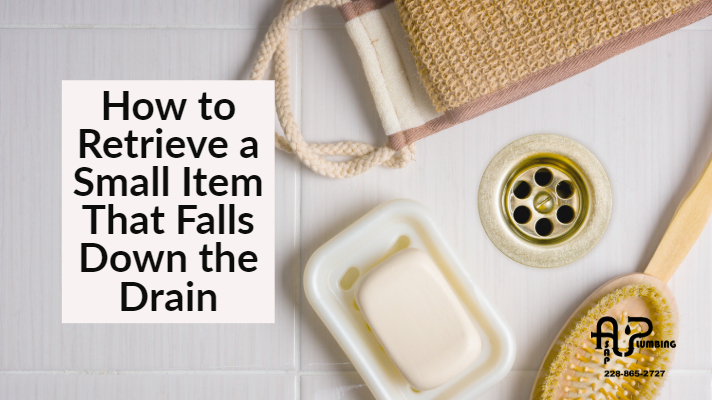 How to Retrieve a Small Item That Falls Down the Drain