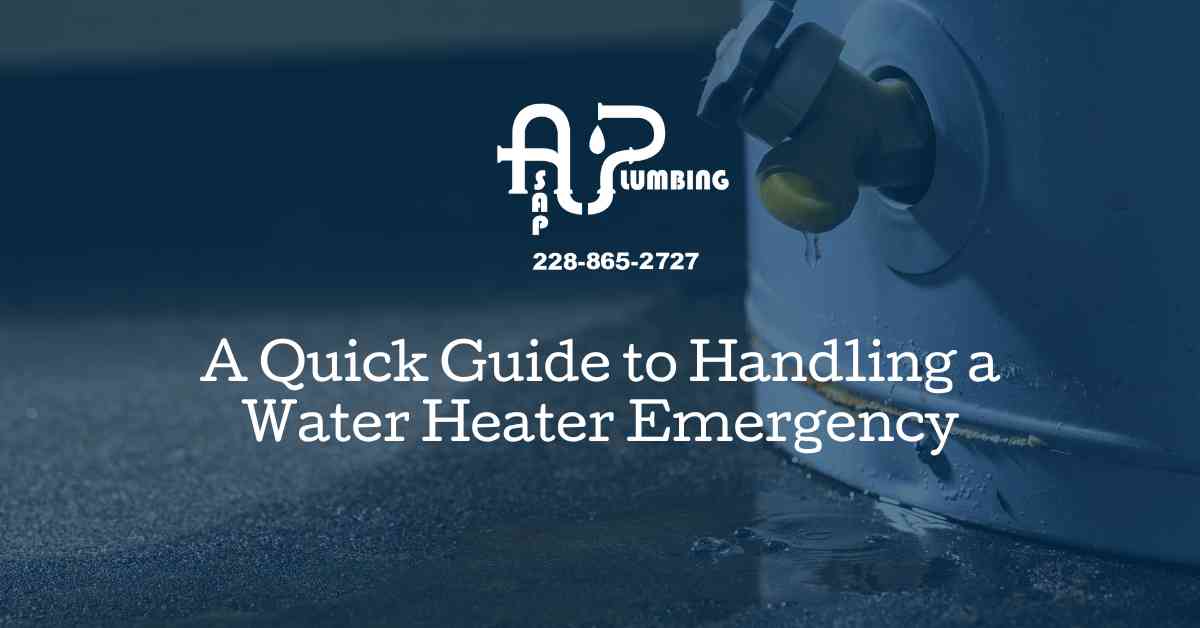 quick guide to handling a water heater emergency