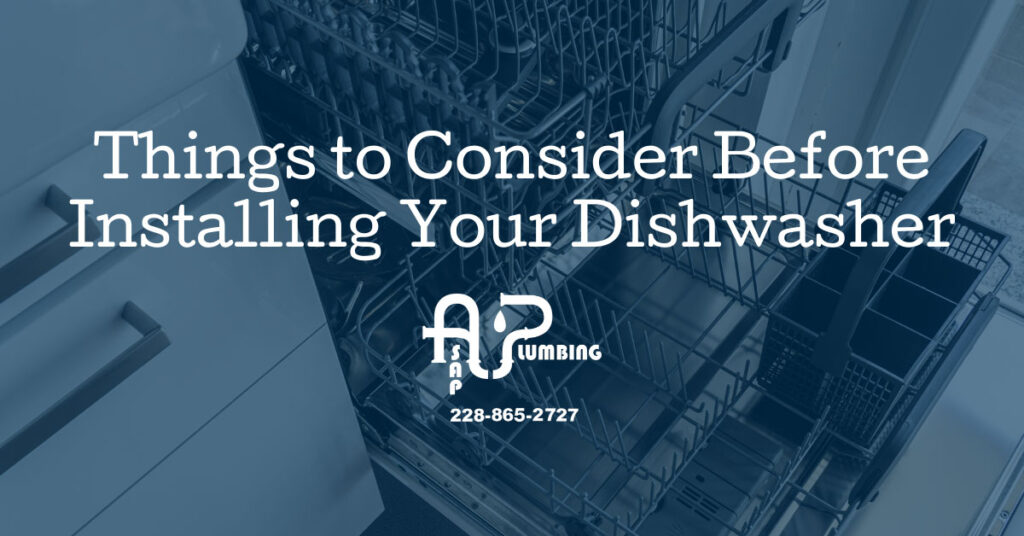 Things to Consider Before Installing Your Dishwasher