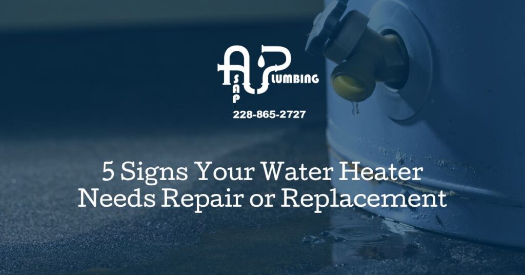 5 Signs Your Water Heater Needs Repair or Replacement