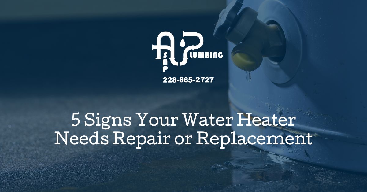 5 Signs Your Water Heater Needs Repair or Replacement