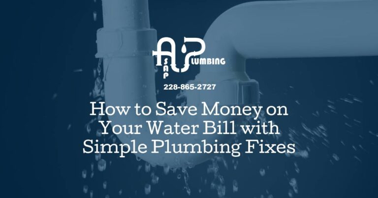 Easy Plumbing Fixes to Lower Your Water Bill | ASAP Plumbing