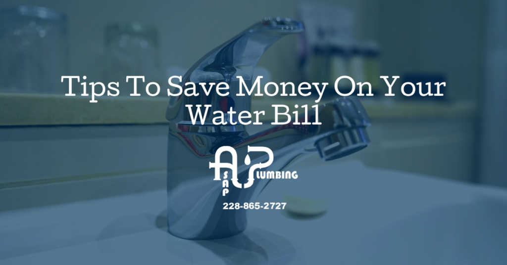 Tips To Save Money On Your Water Bill