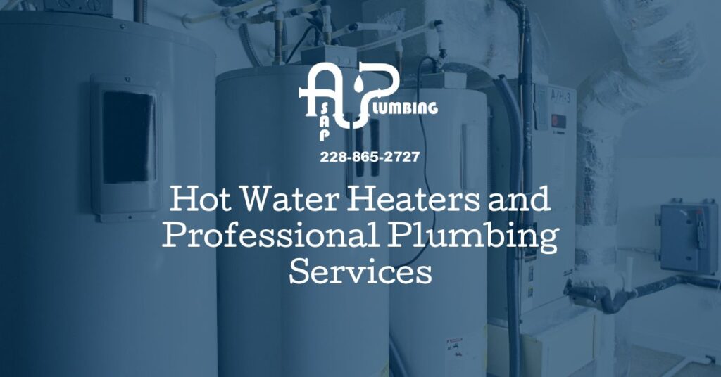 Gulfport plumber inspecting a residential hot water heater