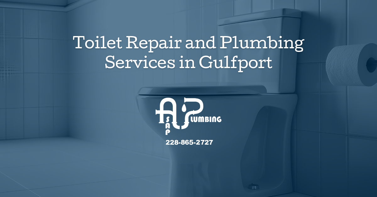 Toilet repair and plumbing services in Gulfport by ASAP Plumbing