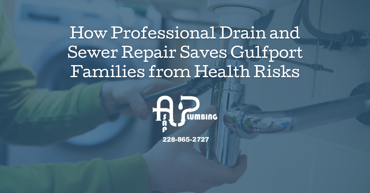 Professional drain and sewer repair keeping Gulfport homes safe