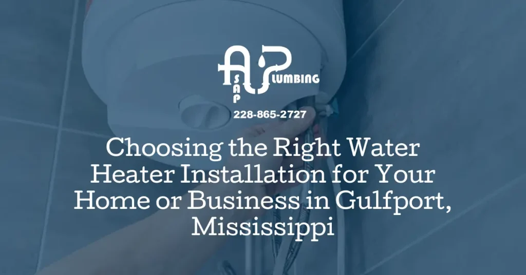 water heater installation blog image